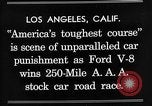 Image Gilmore Stock Voiture de course Los Angeles California USA, 1934, de la seconde 6 séquences d'archives historiques vidéo 65675072676