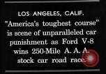 Image Gilmore Stock Voiture de course Los Angeles California USA, 1934, de la seconde 7 séquences d'archives historiques vidéo 65675072676