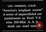 Image Gilmore Stock Voiture de course Los Angeles California USA, 1934, de la seconde 14 séquences d'archives historiques vidéo 65675072676