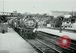 Image of Nazi train and German soldiers arrive at Paris train station Paris France, 1940, second 12 stock footage video 65675072692