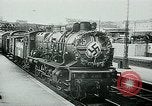 Image of Nazi train and German soldiers arrive at Paris train station Paris France, 1940, second 17 stock footage video 65675072692