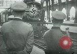 Image of Nazi train and German soldiers arrive at Paris train station Paris France, 1940, second 19 stock footage video 65675072692