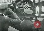 Image of Nazi train and German soldiers arrive at Paris train station Paris France, 1940, second 21 stock footage video 65675072692