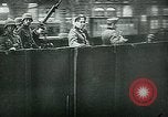 Image of Nazi train and German soldiers arrive at Paris train station Paris France, 1940, second 28 stock footage video 65675072692