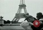 Image of German propaganda newspaper printing World War 2 Paris France, 1940, second 6 stock footage video 65675072693