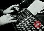 Image of German propaganda newspaper printing World War 2 Paris France, 1940, second 12 stock footage video 65675072693
