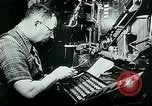 Image of German propaganda newspaper printing World War 2 Paris France, 1940, second 14 stock footage video 65675072693