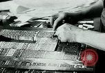 Image of German propaganda newspaper printing World War 2 Paris France, 1940, second 17 stock footage video 65675072693