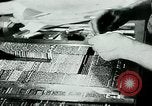 Image of German propaganda newspaper printing World War 2 Paris France, 1940, second 18 stock footage video 65675072693