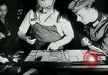 Image of German propaganda newspaper printing World War 2 Paris France, 1940, second 20 stock footage video 65675072693