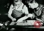 Image of German propaganda newspaper printing World War 2 Paris France, 1940, second 23 stock footage video 65675072693
