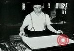 Image of German propaganda newspaper printing World War 2 Paris France, 1940, second 33 stock footage video 65675072693