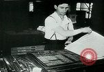 Image of German propaganda newspaper printing World War 2 Paris France, 1940, second 37 stock footage video 65675072693