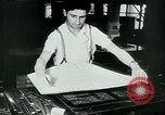 Image of German propaganda newspaper printing World War 2 Paris France, 1940, second 39 stock footage video 65675072693