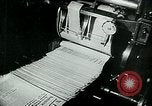 Image of German propaganda newspaper printing World War 2 Paris France, 1940, second 47 stock footage video 65675072693
