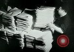 Image of German propaganda newspaper printing World War 2 Paris France, 1940, second 60 stock footage video 65675072693
