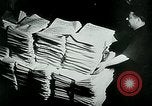 Image of German propaganda newspaper printing World War 2 Paris France, 1940, second 61 stock footage video 65675072693