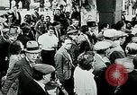 Image of French civilians listen to German propaganda broadcast Paris France, 1940, second 8 stock footage video 65675072694