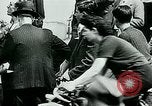Image of French civilians listen to German propaganda broadcast Paris France, 1940, second 12 stock footage video 65675072694