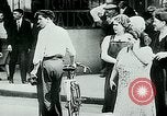 Image of French civilians listen to German propaganda broadcast Paris France, 1940, second 18 stock footage video 65675072694
