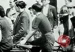 Image of French civilians listen to German propaganda broadcast Paris France, 1940, second 19 stock footage video 65675072694