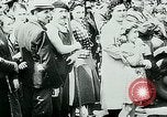 Image of French civilians listen to German propaganda broadcast Paris France, 1940, second 32 stock footage video 65675072694