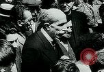 Image of French civilians listen to German propaganda broadcast Paris France, 1940, second 38 stock footage video 65675072694