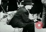 Image of French civilians listen to German propaganda broadcast Paris France, 1940, second 40 stock footage video 65675072694