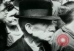 Image of French civilians listen to German propaganda broadcast Paris France, 1940, second 42 stock footage video 65675072694