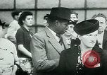 Image of French civilians listen to German propaganda broadcast Paris France, 1940, second 45 stock footage video 65675072694