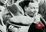 Image of French civilians listen to German propaganda broadcast Paris France, 1940, second 49 stock footage video 65675072694
