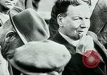 Image of French civilians listen to German propaganda broadcast Paris France, 1940, second 50 stock footage video 65675072694