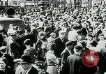 Image of French civilians listen to German propaganda broadcast Paris France, 1940, second 52 stock footage video 65675072694