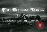 Image of Camels in Muslim lands of  Eurasia and Africa Middle East, 1936, second 19 stock footage video 65675072698