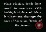 Image of Camels in Muslim lands of  Eurasia and Africa Middle East, 1936, second 48 stock footage video 65675072698