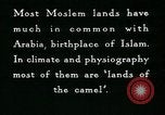 Image of Camels in Muslim lands of  Eurasia and Africa Middle East, 1936, second 50 stock footage video 65675072698