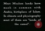 Image of Camels in Muslim lands of  Eurasia and Africa Middle East, 1936, second 54 stock footage video 65675072698