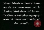 Image of Camels in Muslim lands of  Eurasia and Africa Middle East, 1936, second 56 stock footage video 65675072698