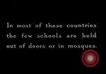 Image of Madrassa Islamic school outside a mosque Middle East, 1936, second 3 stock footage video 65675072701