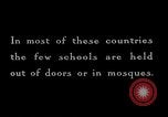 Image of Madrassa Islamic school outside a mosque Middle East, 1936, second 5 stock footage video 65675072701