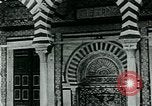 Image of Madrassa Islamic school outside a mosque Middle East, 1936, second 8 stock footage video 65675072701