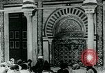 Image of Madrassa Islamic school outside a mosque Middle East, 1936, second 11 stock footage video 65675072701