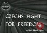 Image of Czechoslovakians revolt against German occupation Prague Czechoslovakia, 1945, second 1 stock footage video 65675072720