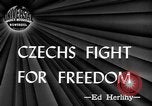 Image of Czechoslovakians revolt against German occupation Prague Czechoslovakia, 1945, second 3 stock footage video 65675072720