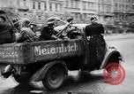 Image of Czechoslovakians revolt against German occupation Prague Czechoslovakia, 1945, second 32 stock footage video 65675072720