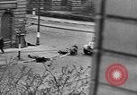 Image of Czechoslovakians revolt against German occupation Prague Czechoslovakia, 1945, second 52 stock footage video 65675072720