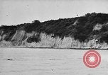 Image of fire wall off English coast to prevent German invasion United Kingdom, 1945, second 6 stock footage video 65675072721