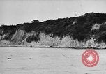 Image of fire wall off English coast to prevent German invasion United Kingdom, 1945, second 8 stock footage video 65675072721