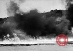 Image of fire wall off English coast to prevent German invasion United Kingdom, 1945, second 18 stock footage video 65675072721