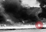 Image of fire wall off English coast to prevent German invasion United Kingdom, 1945, second 19 stock footage video 65675072721